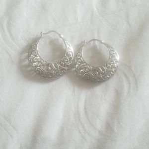 Real silver earrings